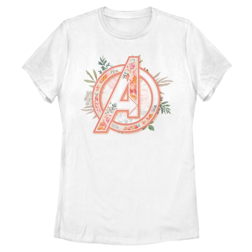 Mad Engine Marvel Avenger Floral Women's T-Shirt