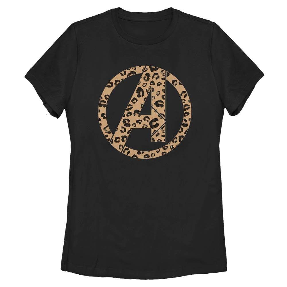 Mad Engine Marvel Avengers Logo Leopard Fill Women&
