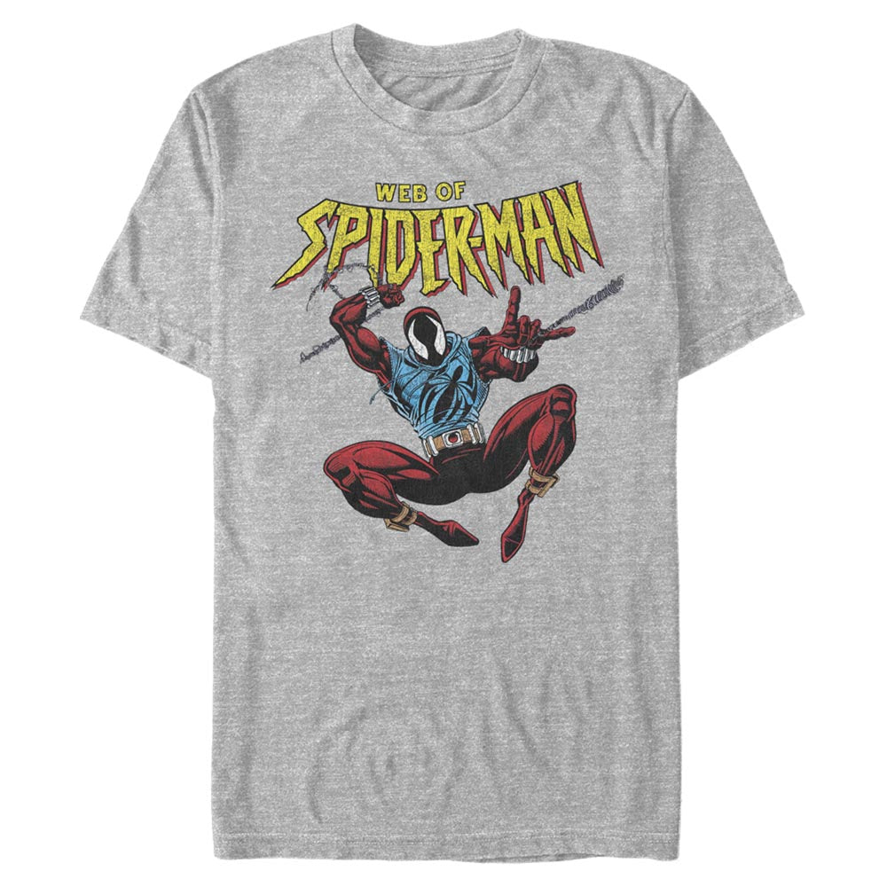 Mad Engine Marvel WEB OF SPIDERMAN Men's T-Shirt