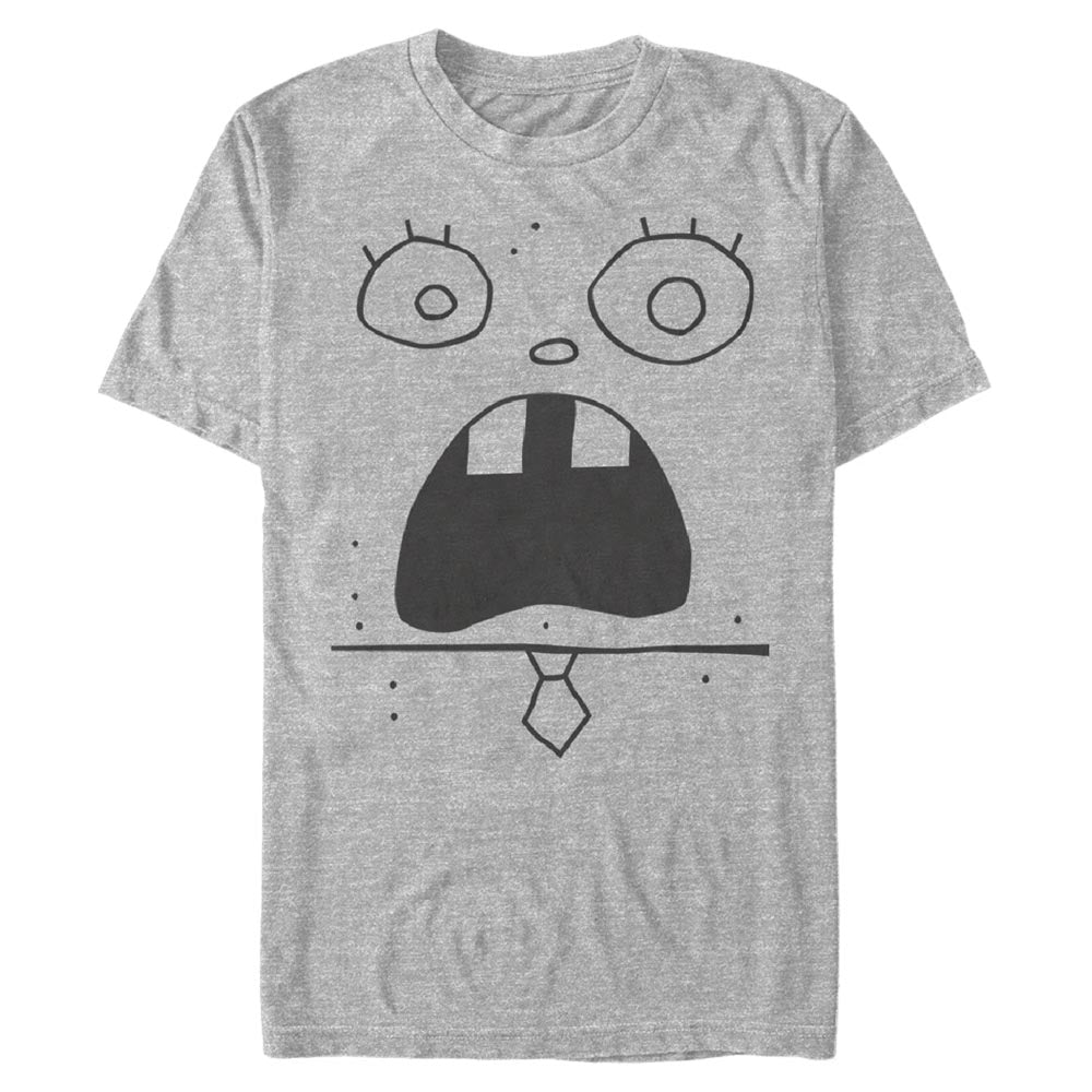 Mad Engine Nickelodeon Spongebob DoodleBob Face Tee Men&