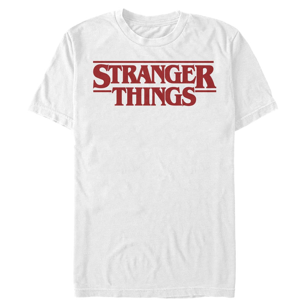 Mad Engine Netflix Stranger Things Stranger Red Logo Men's T-Shirt