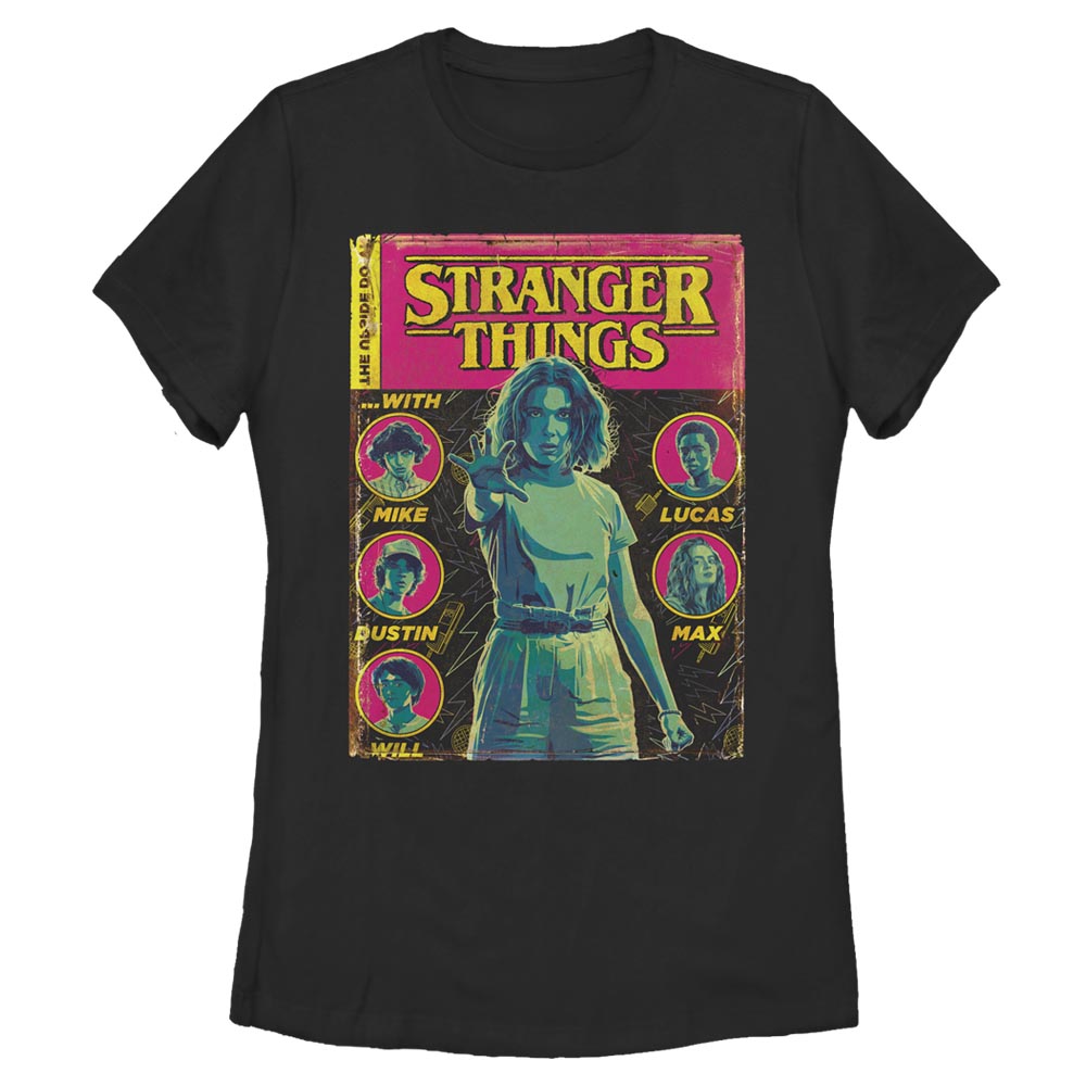 Mad Engine Netflix Stranger Things Stranger Things Comic Cover Women's T-Shirt