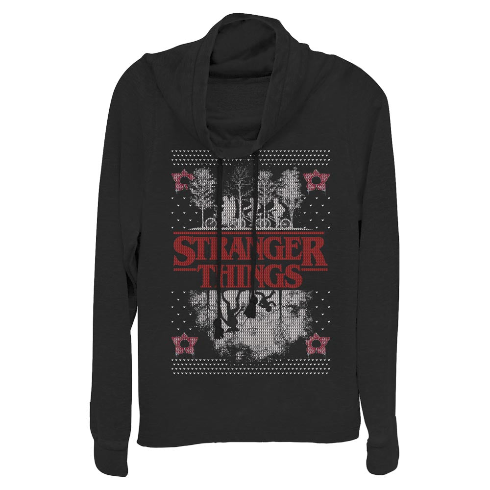 Mad Engine Netflix Stranger Things UpsideDown Ugly Sweater Women&