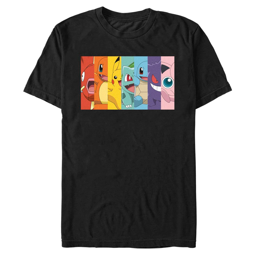 Mad Engine Pokemon Poke Rainbow Men's T-Shirt