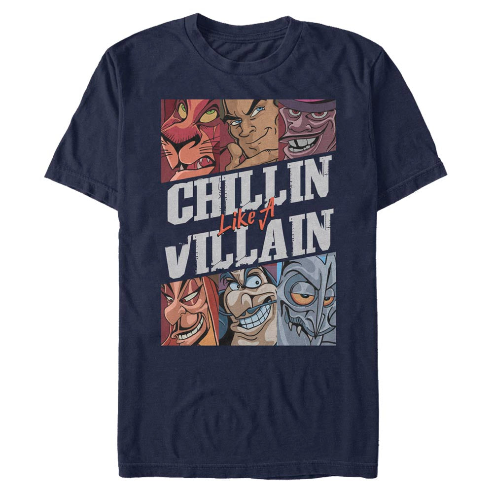 Mad Engine Disney Villains Villains Chills Men's T-Shirt