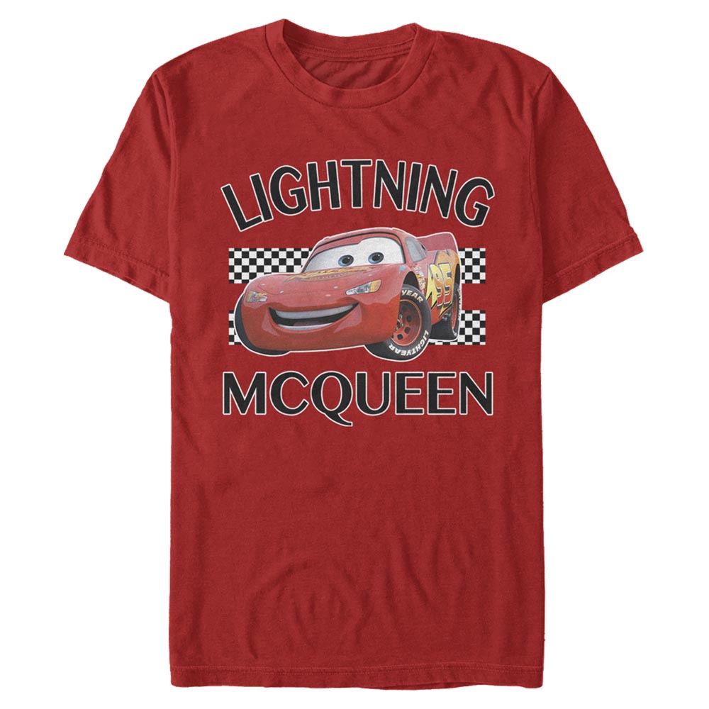 Mad Engine Disney Pixar Cars Lightning McQueen Men's T-Shirt