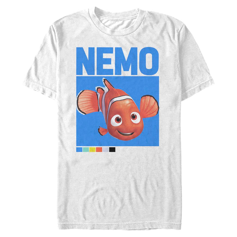 Mad Engine Disney Pixar Finding Nemo Color Code Men's T-Shirt