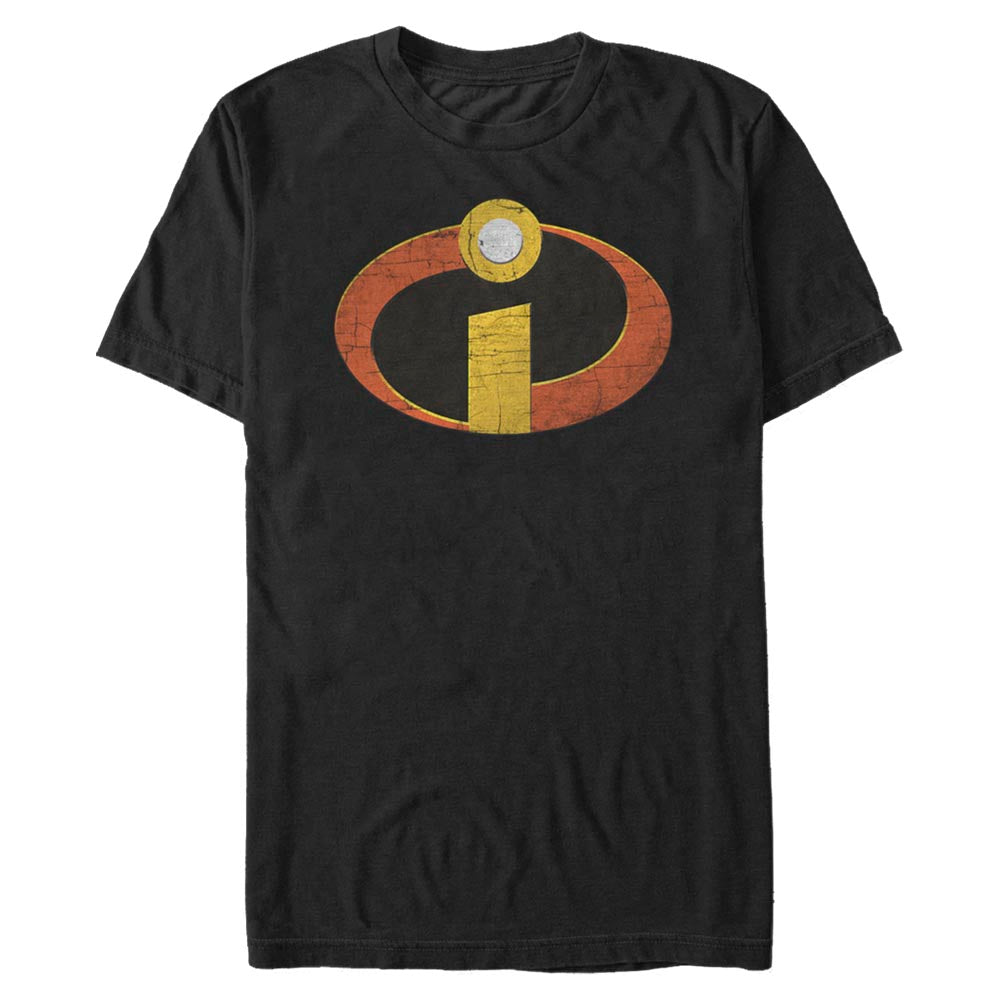 Mad Engine Disney Pixar Incredibles Distressed Logo Men&