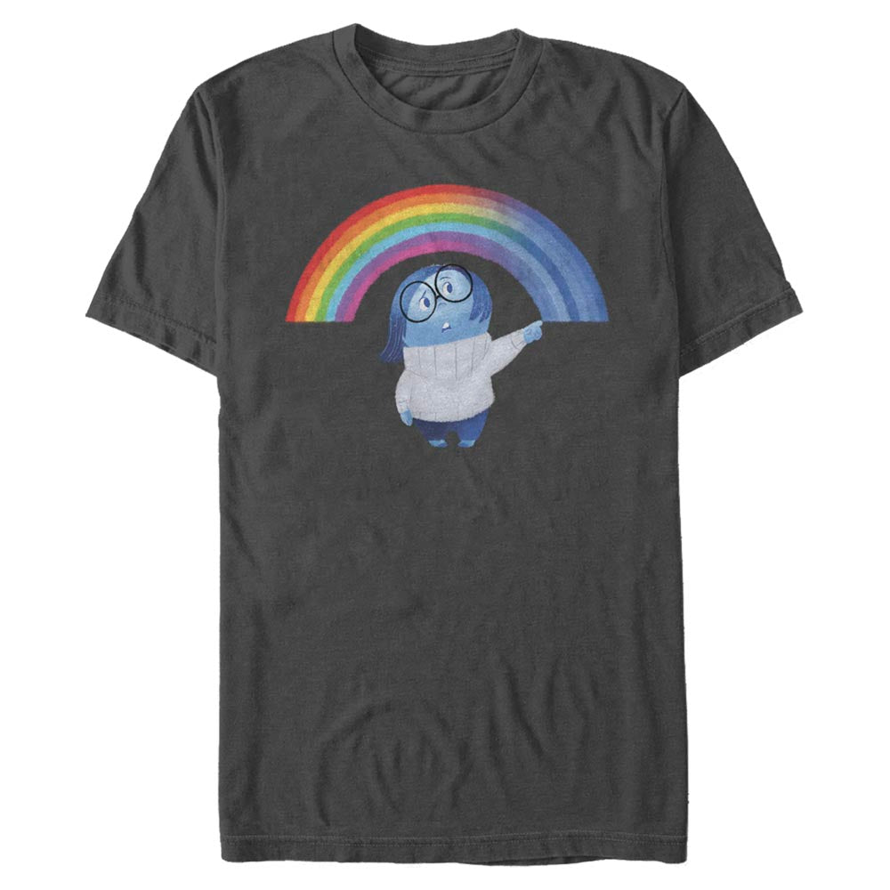 Mad Engine Disney Pixar Inside Out Sadness Rainbow Men's T-Shirt