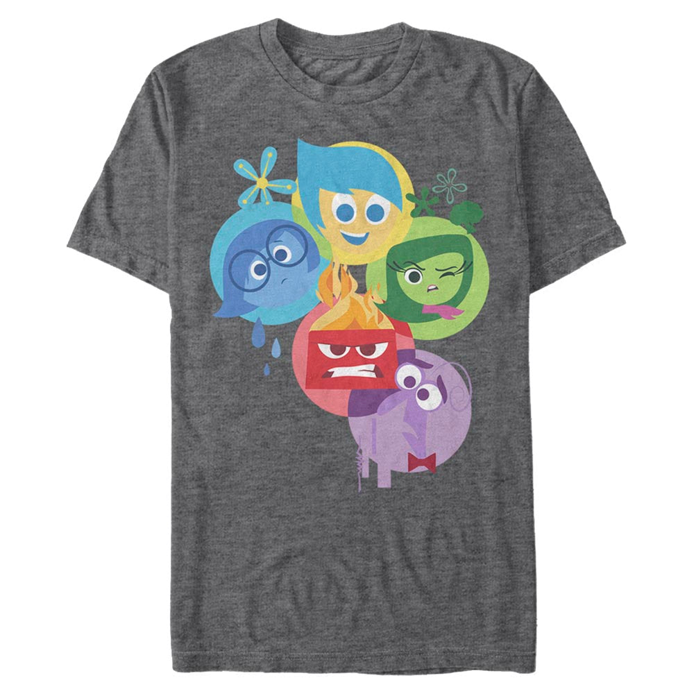 Mad Engine Disney Pixar Inside Out Venn Diagram Men's T-Shirt