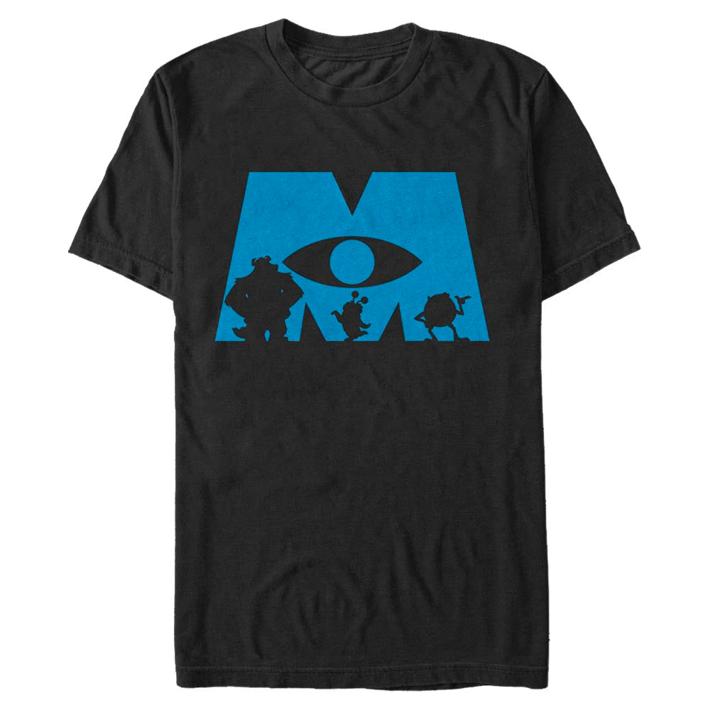 Mad Engine Disney Pixar Monsters, Inc. Simple Silhouette Logo Men's T-Shirt