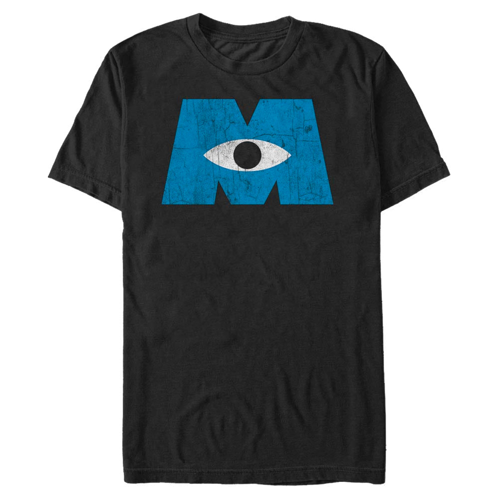 Mad Engine Disney Pixar Monsters, Inc. Distressed Logo Men&