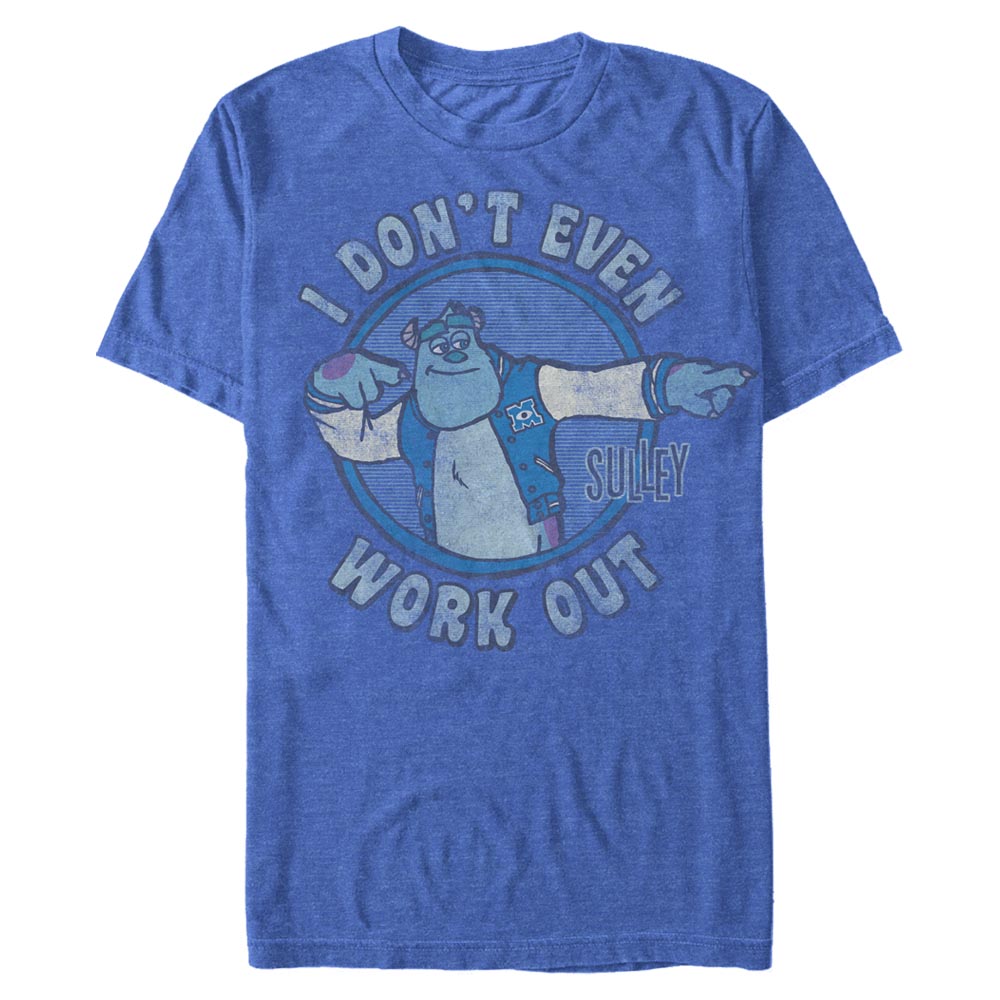 Mad Engine Disney Pixar Monsters, Inc. Don't Workout Men's T-Shirt