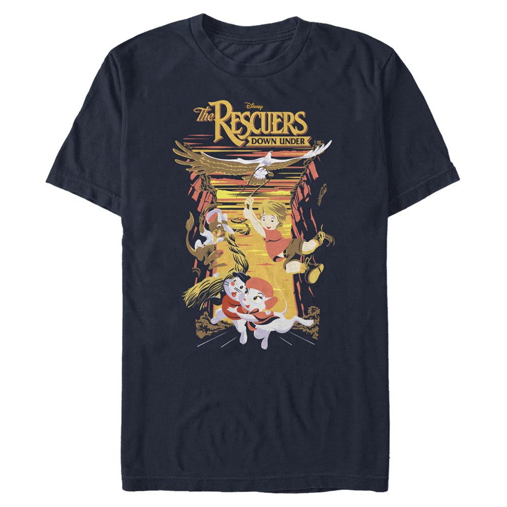 Mad Engine Disney The Rescuers Down Under National Park Rescue Men's T-Shirt