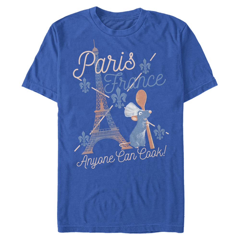 Mad Engine Disney Pixar Ratatouille Paris Location Men's T-Shirt