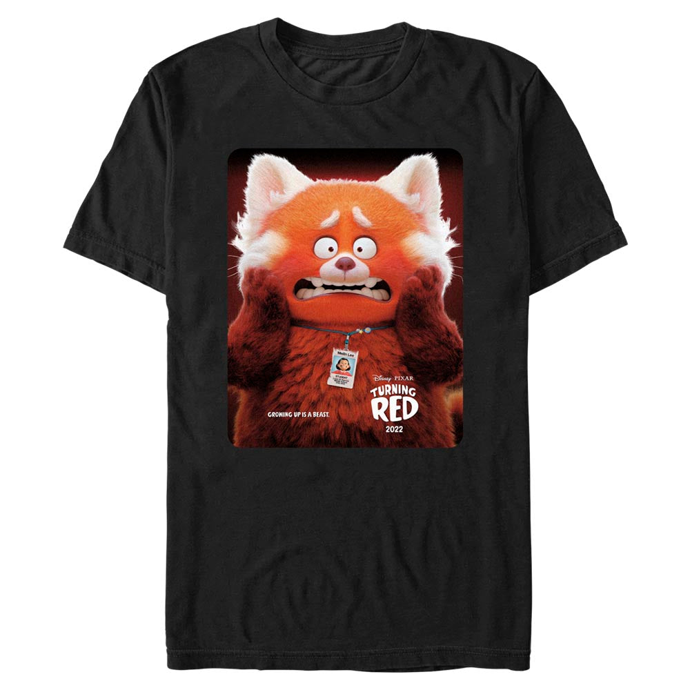 Mad Engine Disney Pixar Turning Red Panda Poster Men's T-Shirt