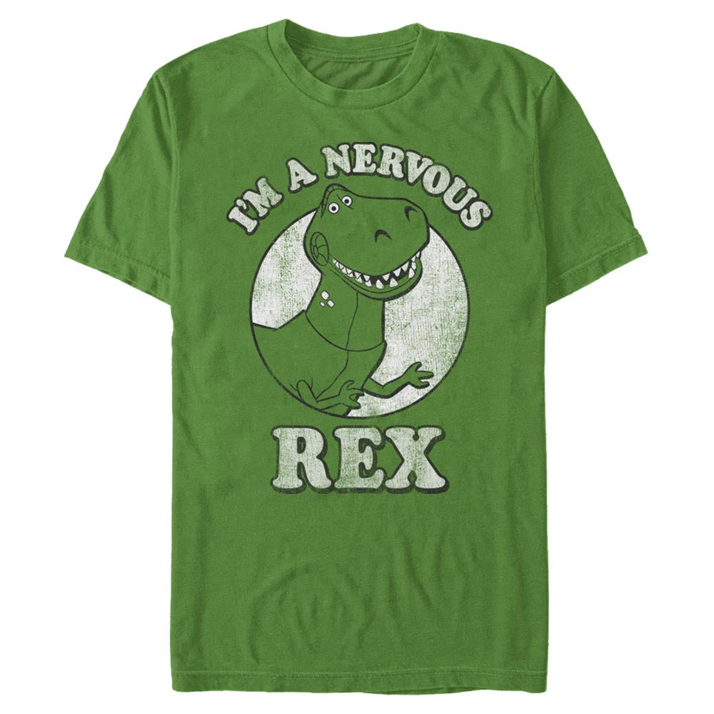 Mad Engine Disney Pixar Toy Story Rex Nervous Men's T-Shirt