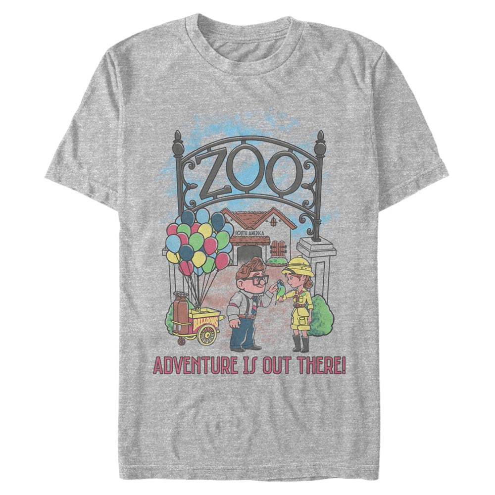 Mad Engine Disney Pixar Up Zoo Adventure Men's T-Shirt