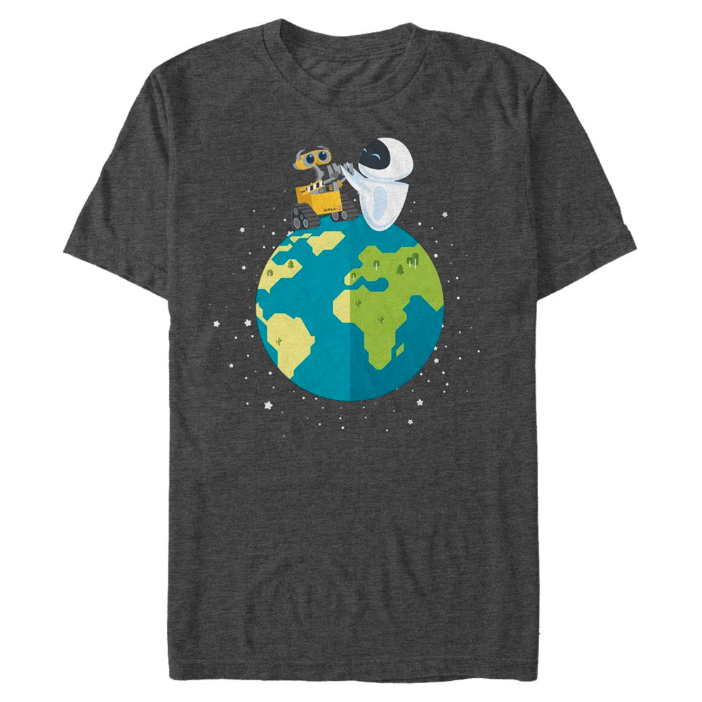 Mad Engine Disney Pixar Wall E World Peace Men's T-Shirt