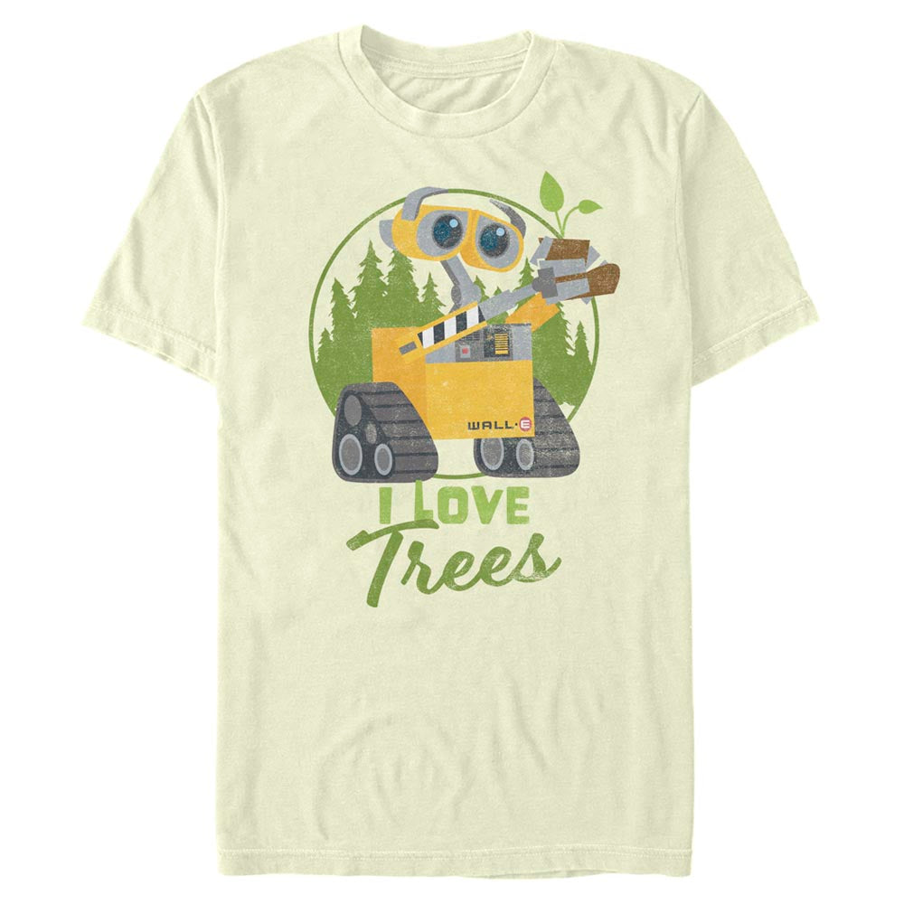 Mad Engine Disney Pixar Wall E Plant Trees Men's T-Shirt