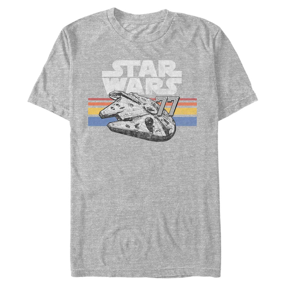 Mad Engine Star Wars Vintage Falcon Stripes Men's T-Shirt