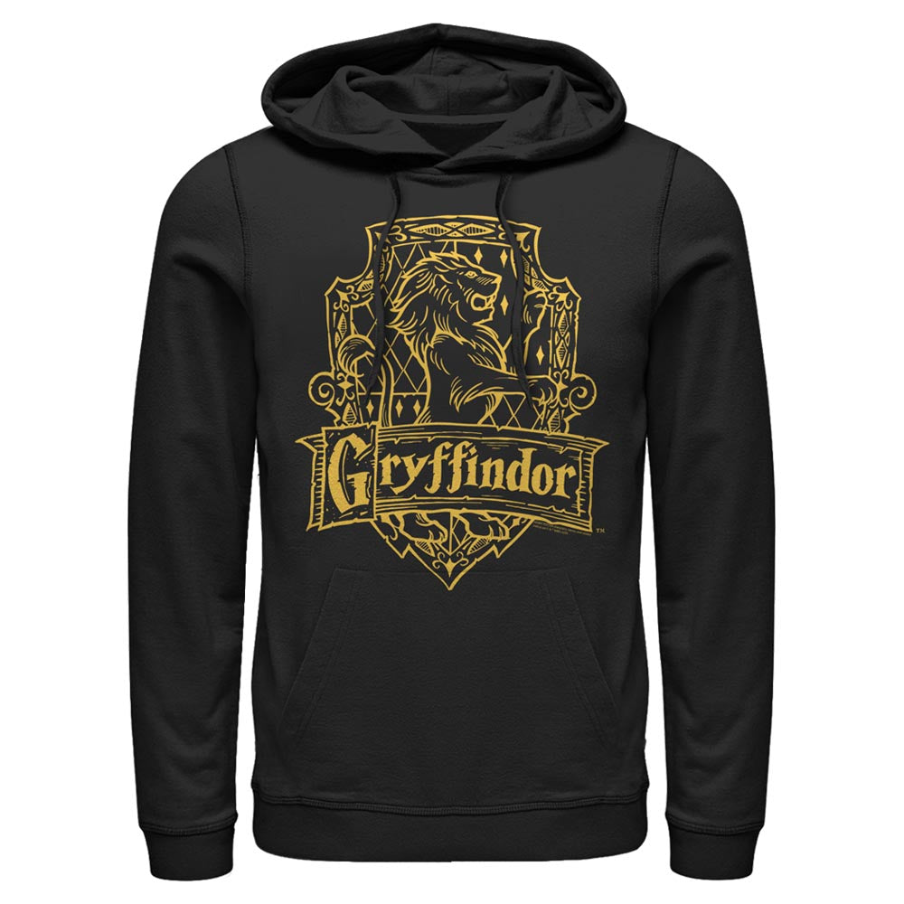 Mad Engine Harry Potter Gryffindor Crest Men's Hooded Fleece Sweatshirt