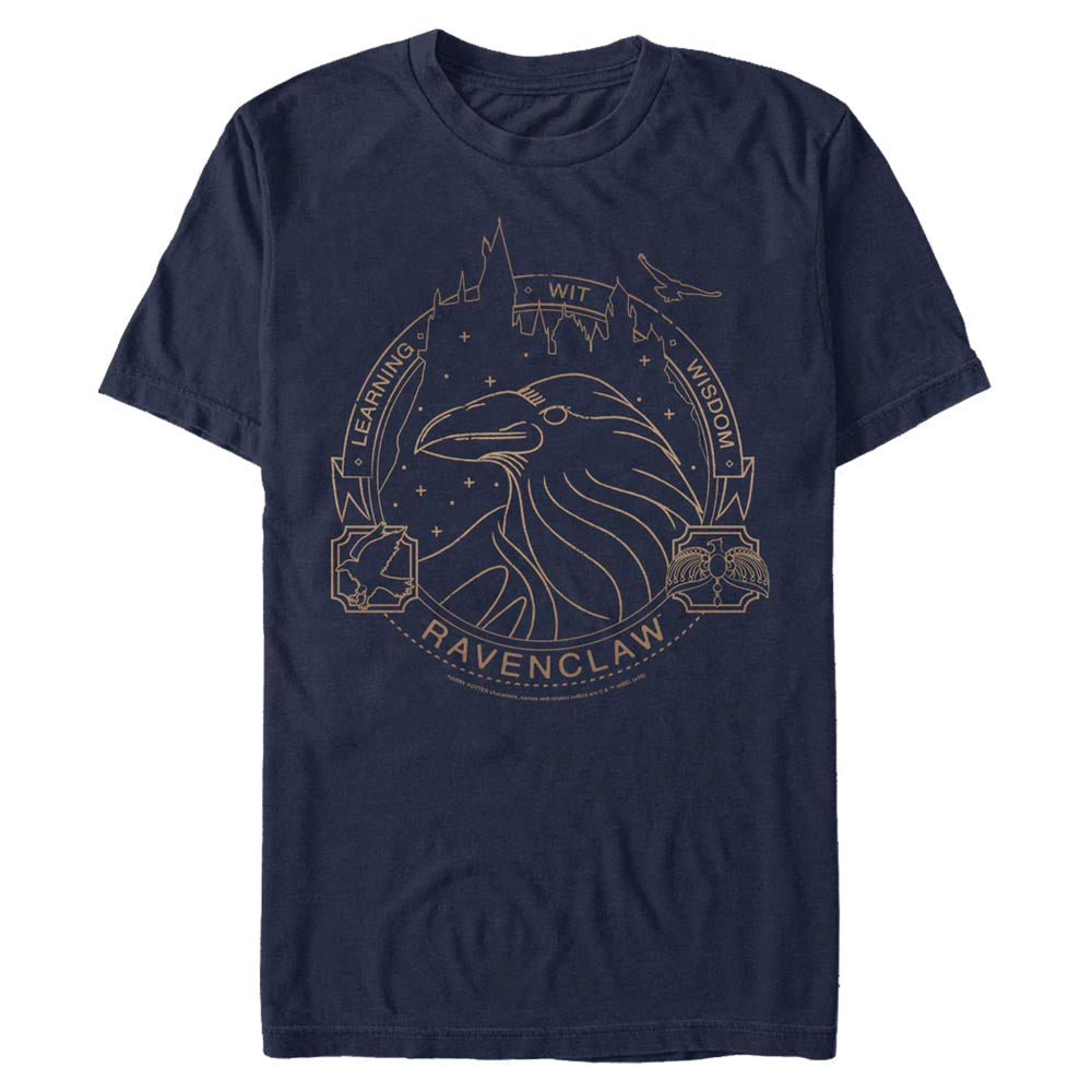 Mad Engine Harry Potter Ravenclaw Line Art Symbol Men&