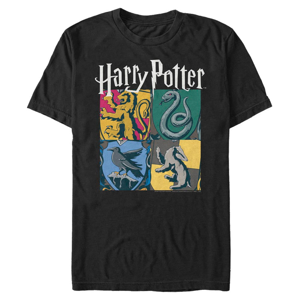 Mad Engine Harry Potter All Houses Men's T-Shirt