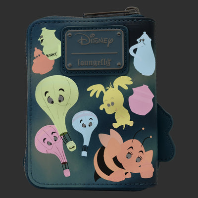 671803451148 - Loungefly Disney Winnie the Pooh Heffalump Dreams Zip-Around Wallet - Glow in the Dark Back