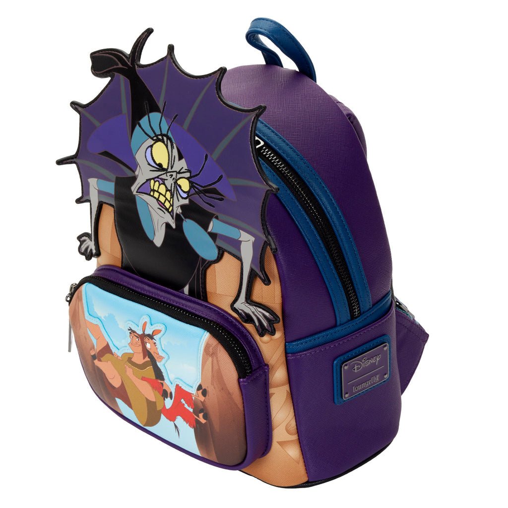 Loungefly Disney Emperor's New Groove Villains Scene Yzma Mini Backpack - Close Up