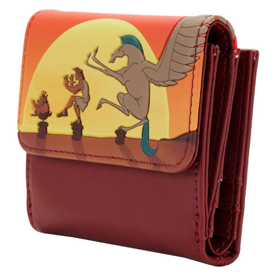 Loungefly Disney Hercules 25th Anniversary Sunset Flap Wallet - Side