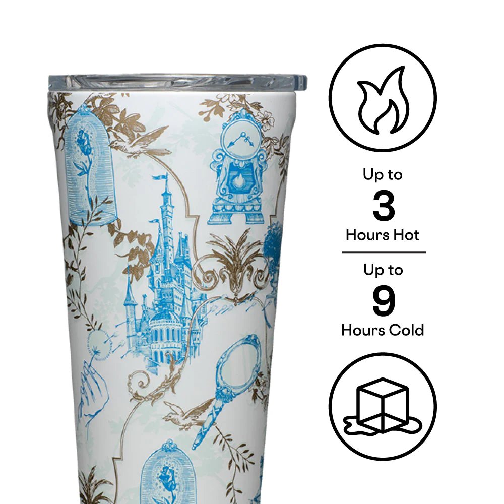 Corkcicle Disney Princess Belle 16oz Tumbler - Close Up