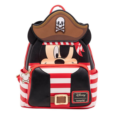 707 Street Exclusive - Loungefly Disney Pirate Mickey Mouse Cosplay Mini Backpack - Front