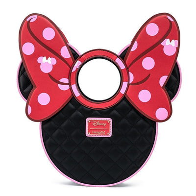 Loungefly X Disney Minnie Mouse Quilted Bow Head Crossbody