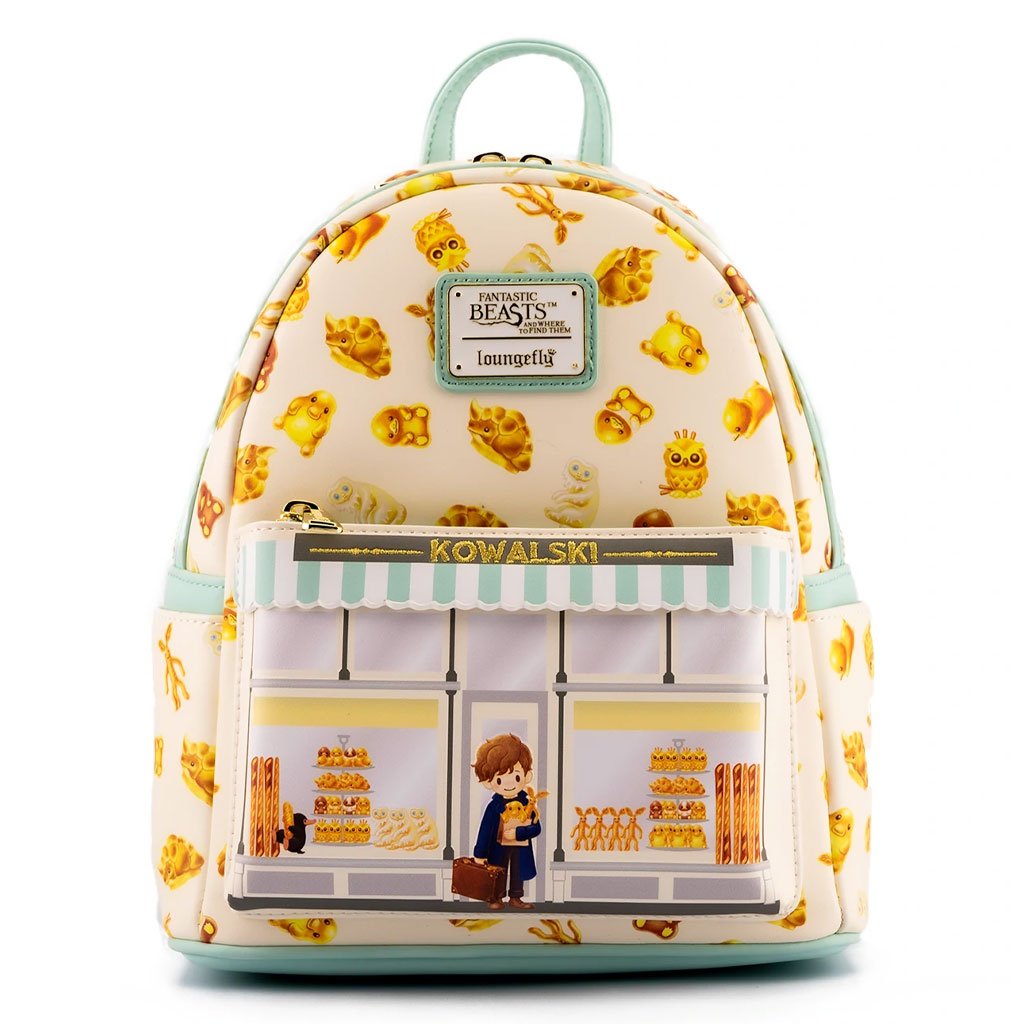 Loungefly Fantastic Beasts Kowalski Bakery Mini Backpack Front View