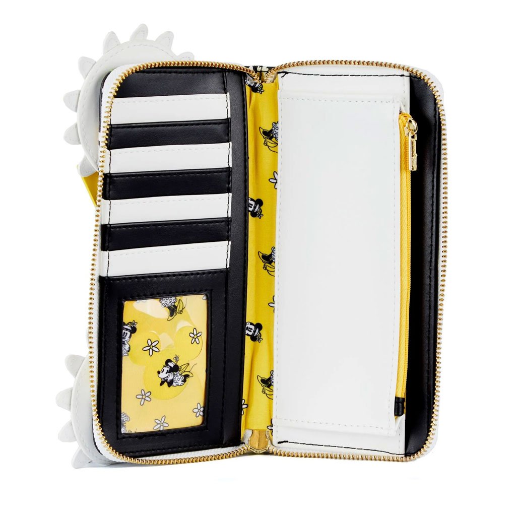 Loungefly Disney Minnie Mouse Zip-Around Wallet Open View