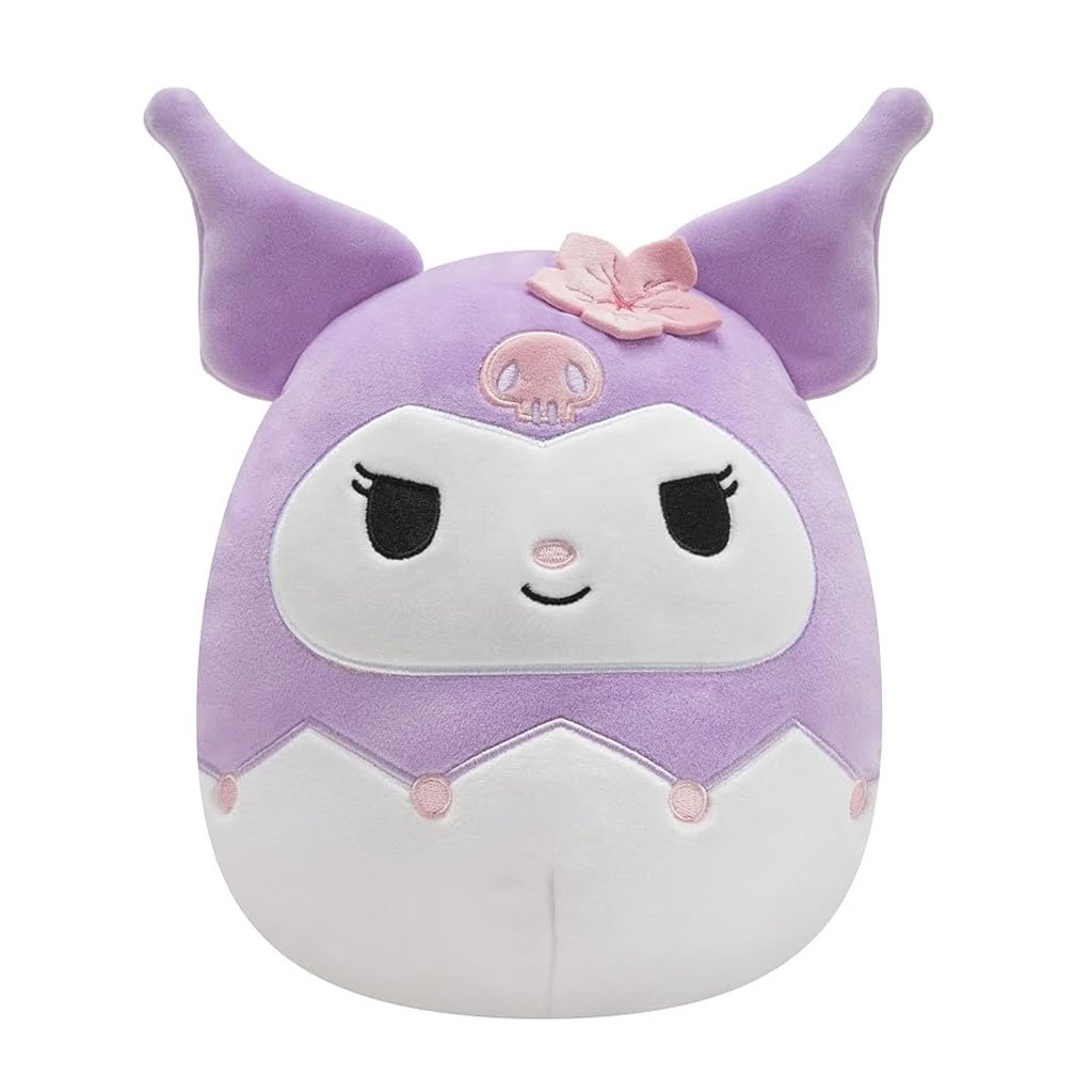 Squishmallows Sanrio 8" Kuromi Purple Plush Toy - Front