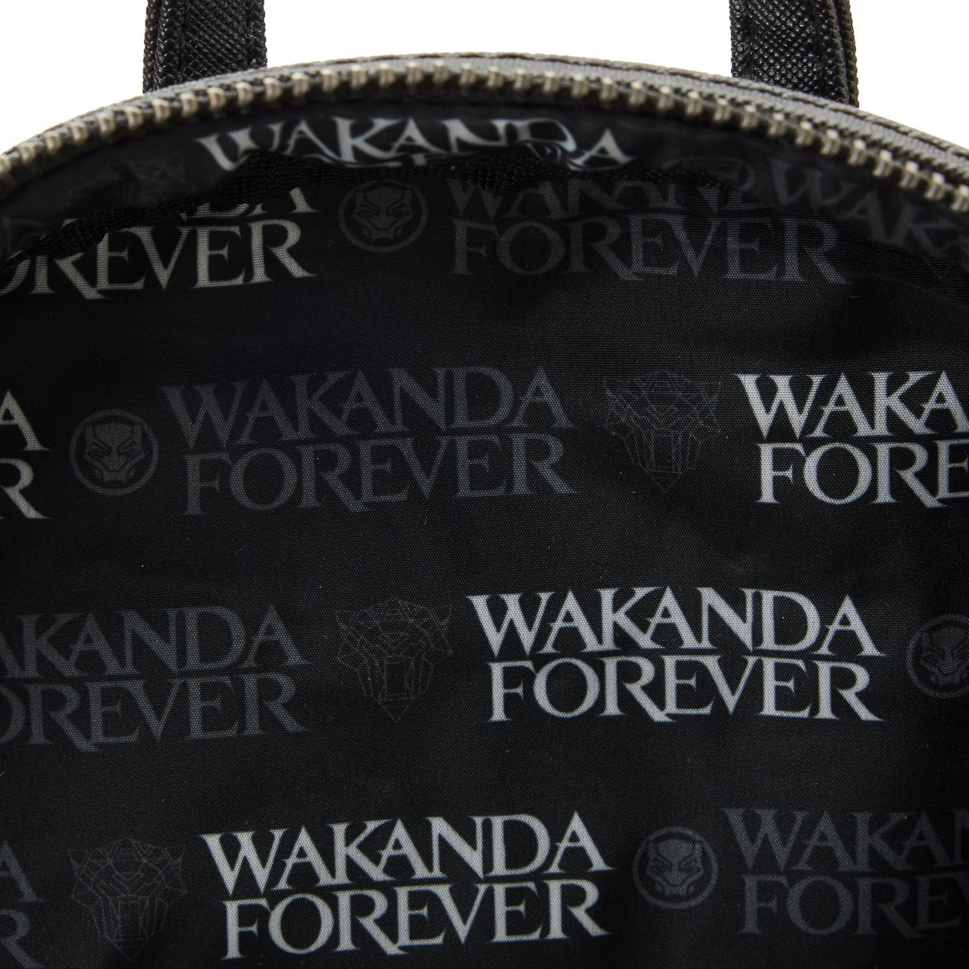Loungefly Marvel Black Panther Wakanda Forever Figural Mini Backpack - Interior Lining