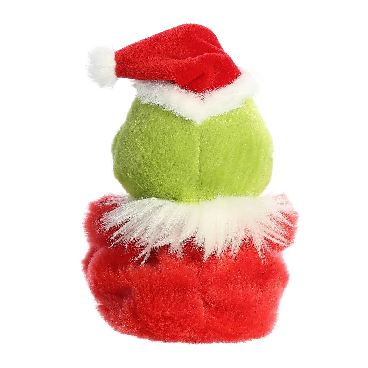 Aurora Dr. Seuss The Grinch 5" Santa Grinch Palm Pals Plush Toy - Back