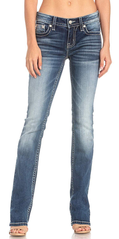 Just Wing It Slim Bootcut Jeans