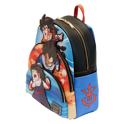 671803448322 - Loungefly Dragon Ball Z Triple Pocket Backpack - Side View