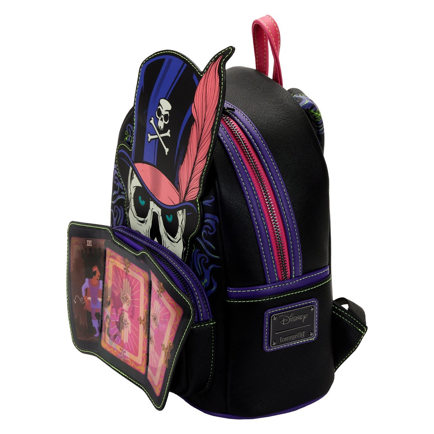 Loungefly Disney Princess and the Frog Dr. Facilier Lenticular Mini Backpack - Side