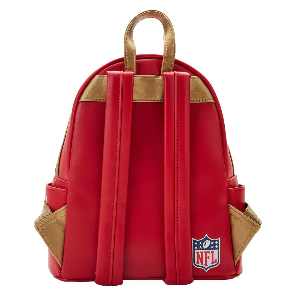 Loungefly NFL San Francisco 49ers Patches Mini Backpack - Back