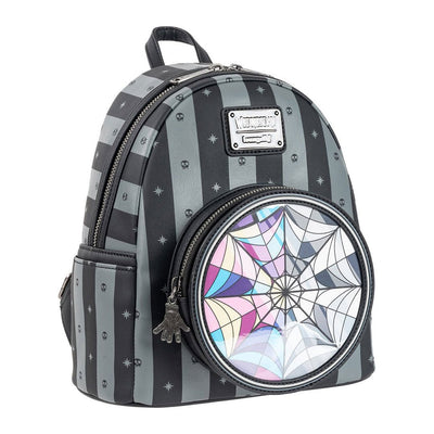Loungefly Netflix Wednesday Nevermore Mini Backpack - Side 1