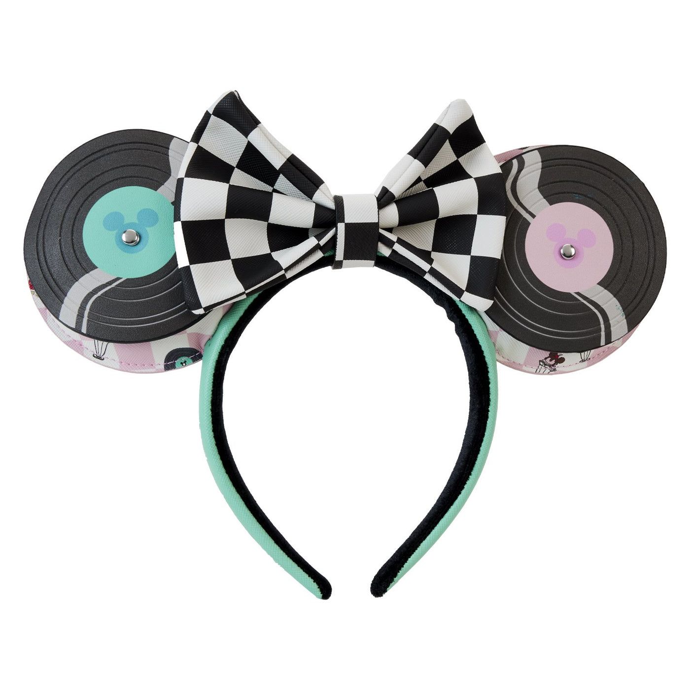 Loungefly Disney Mickey and Minnie Date Night Diner Records Headband - Front