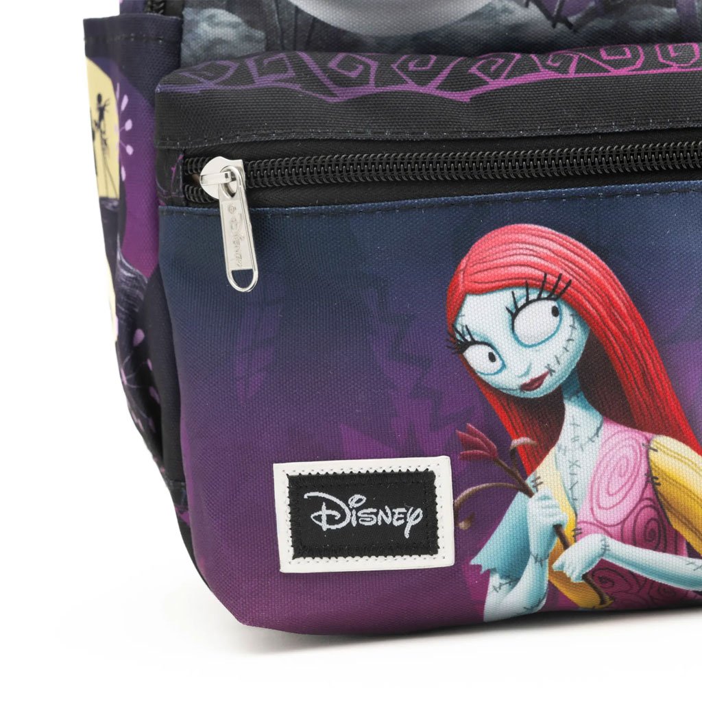 WondaPop Disney Nightmare Before Christmas Halloween Town Gang 13" Nylon Mini Backpack - Tag