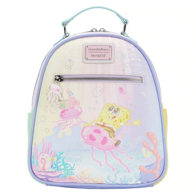 Loungefly Spongebob Pastel Jellyfishing Mini Backpack - Front