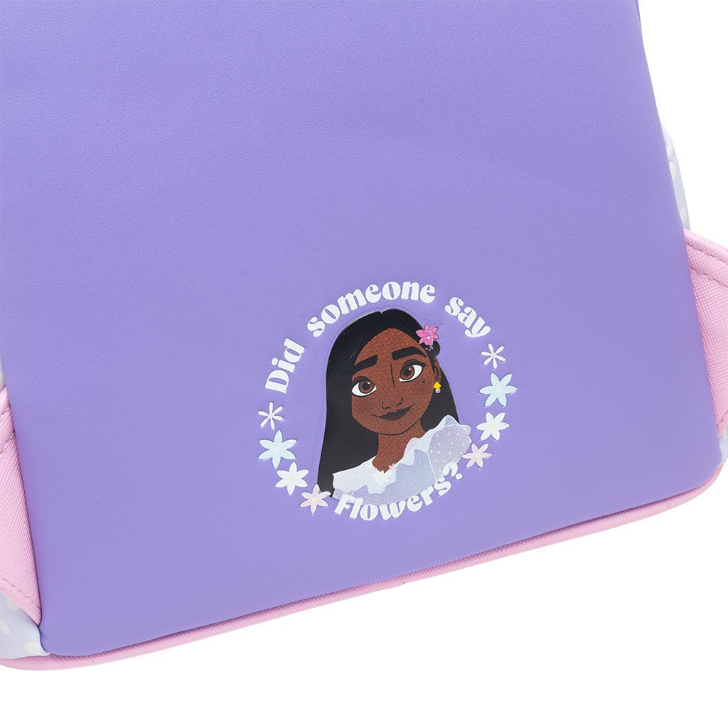 707 Street Exclusive - Loungefly Disney Encanto Isabela Cosplay Mini Backpack - Back Close Up