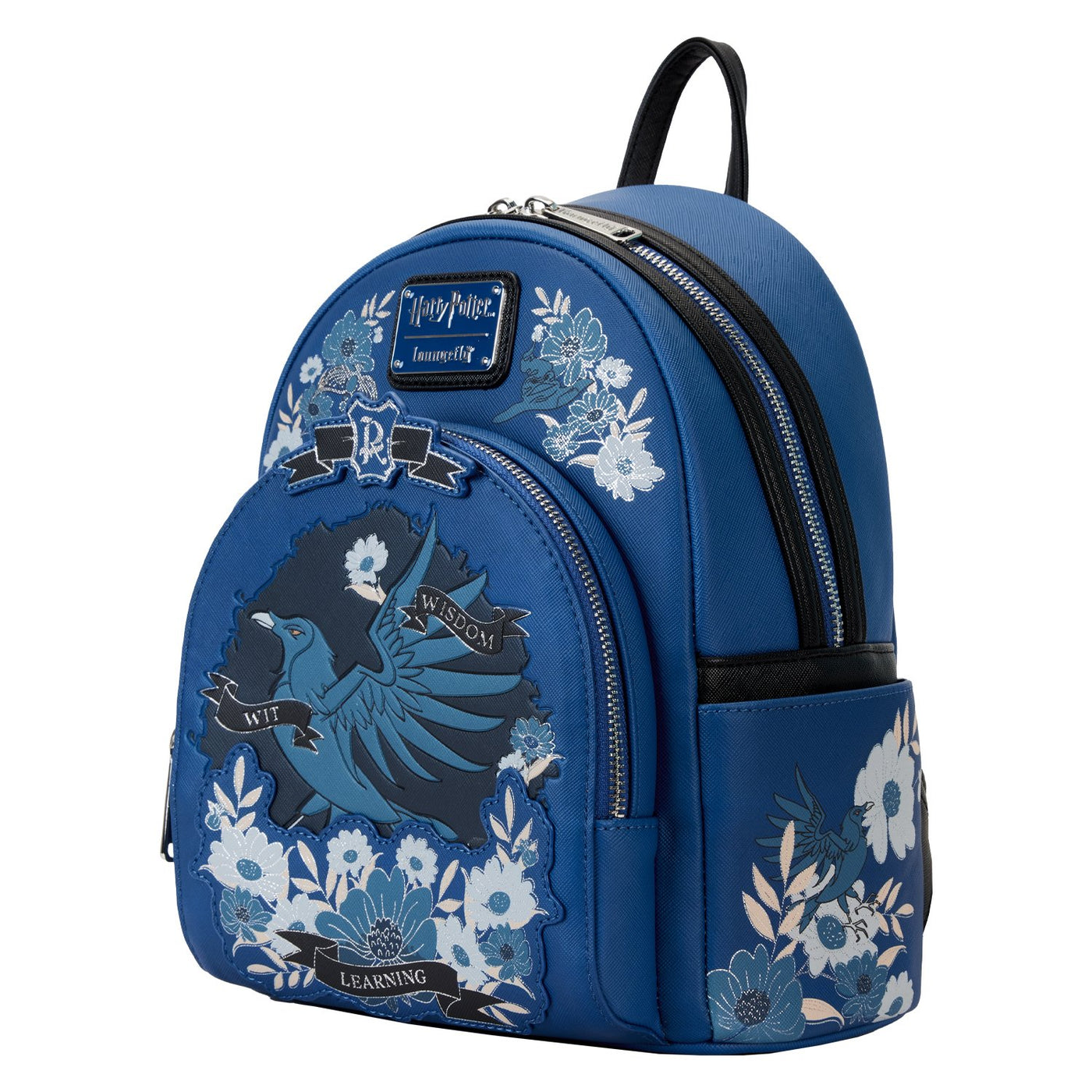 Loungefly Warner Brothers Harry Potter Ravenclaw House Tattoo Mini Backpack - Side View