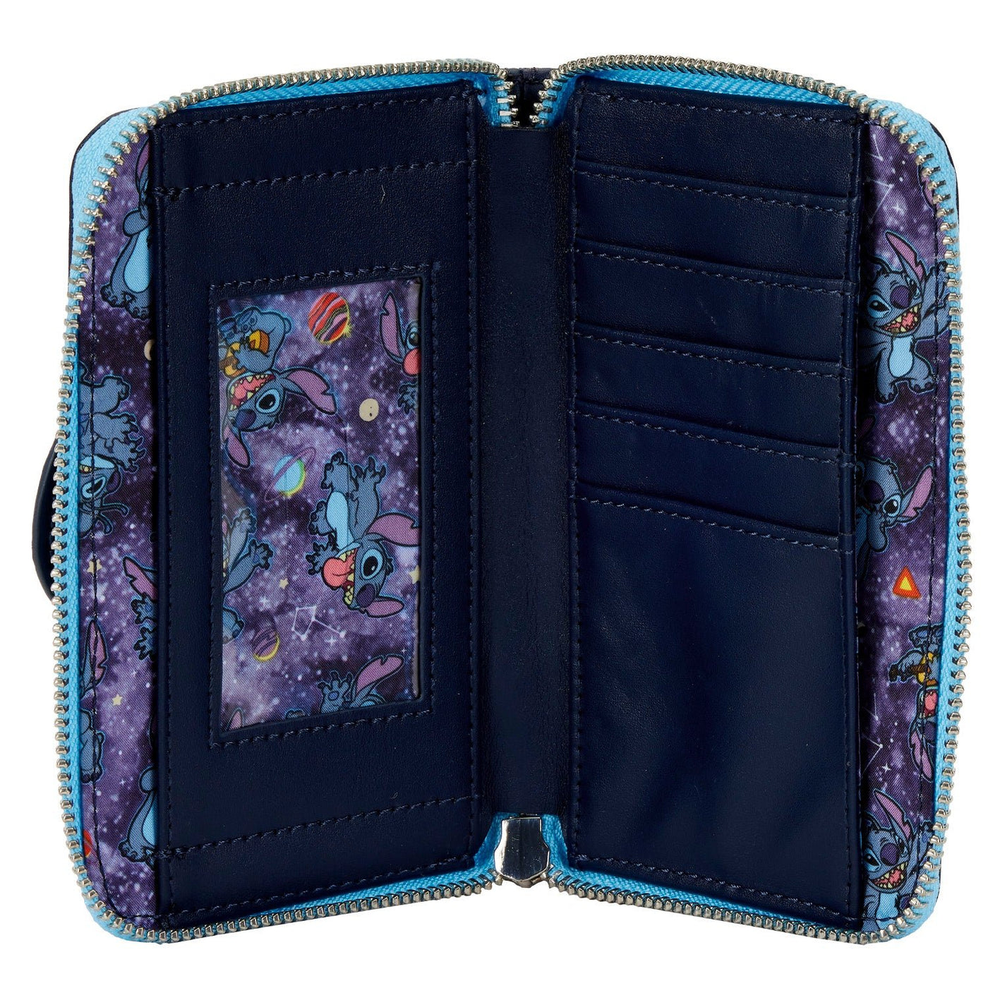 Products Loungefly Disney Lilo and Stitch Space Adventure Zip-Around Wallet - Interior